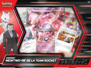 POKEMON COFFRET MEWTWO EX DE LA TEAM ROCKET PRE COMMANDE LE 31/05
