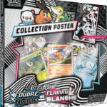 POKEMON COFFRET POSTER EV10.5 FOUDRE NOIRE ET FLAMME BLANCHE PRE COMMANDE EN ATTENTE