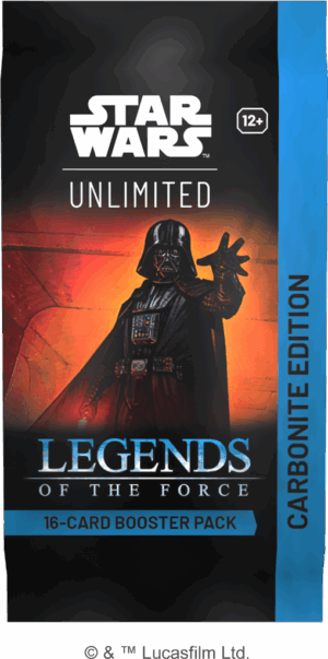STAR WARS UNLIMITED PASSAGE LEGENDS DE LA FORCE BOOSTER CARBONITE ANGLAIS PRE COMMANDE EN ATTENTE