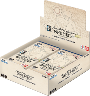ONE PIECE CARD GAME BOOSTERS DISPLAY EB02 25TH COLLECTION ANGLAIS