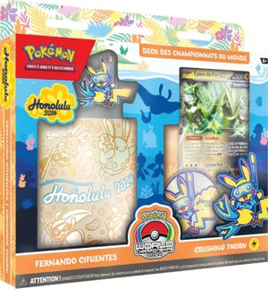 POKEMON DECK DES CHAMPIONNAT DU MONDE 2024 DISPLAY SCELLEE – Image 2