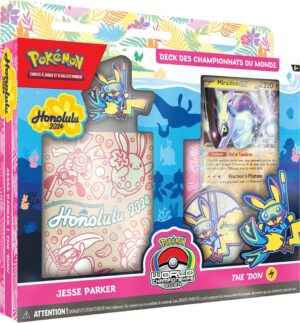 POKEMON DECK DES CHAMPIONNAT DU MONDE 2024 DISPLAY SCELLEE – Image 3