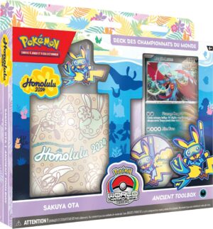 POKEMON DECK DES CHAMPIONNAT DU MONDE 2024 DISPLAY SCELLEE – Image 4