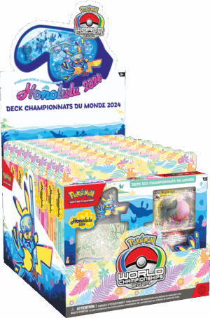 POKEMON DECK DES CHAMPIONNAT DU MONDE 2024 DISPLAY SCELLEE