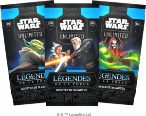 STAR WARS UNLIMITED LEGENDES DE LA FORCE BOOSTER BLISTER PRE COMMANDE