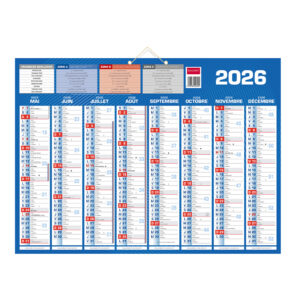 BOUCHUT CALENDRIER 2025 2026 40.5 X 55 – Image 2
