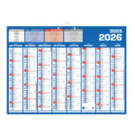 BOUCHUT CALENDRIER 2025 2026 40.5 X 55