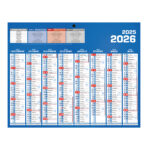 BOUCHUT CALENDRIER 2025 2026 21 X 26.5