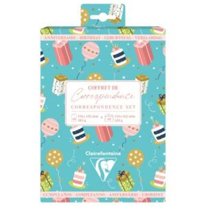 CLAIREFONTAINE SET CORRESPONDANCE ANNIVERSAIRE