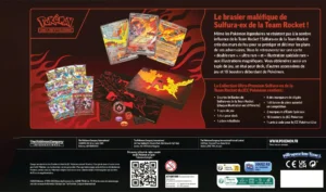 POKEMON COFFRET ULTRA PREMIUM SULFURA EX TEAM ROCKET SOUS RESERVE DE RECEPTION – Image 2