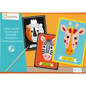 AVENUE MANDARINE BOITE CREATIVE CARTE A GRATTER