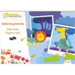 AVENUE MANDARINE BOITE CREATIVE SAFARI DE GOMMETTES