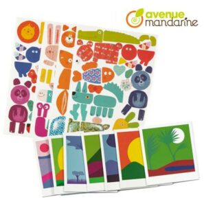 AVENUE MANDARINE BOITE CREATIVE SAFARI DE GOMMETTES – Image 3