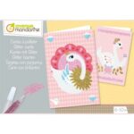 AVENUE MANDARINE BOITE CREATIVE CARTE A PAILLETER