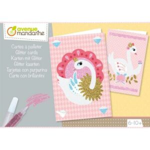 AVENUE MANDARINE BOITE CREATIVE CARTE A PAILLETER