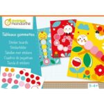 AVENUE MANDARINE BOITE CREATIVE TABLEAUX GOMMETTES CHENILLES