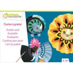 AVENUE MANDARINE BOITE CREATIVE MANDALA ANIMAUX A GRATTER