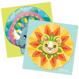 AVENUE MANDARINE BOITE CREATIVE MANDALA ANIMAUX A GRATTER – Image 2