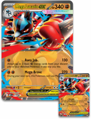 POKEMON COFFRET COLLECTION MEGA LUCARIO EX PRE COMMANDE LE 22/10 – Image 2