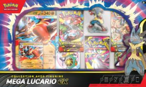 POKEMON COFFRET COLLECTION MEGA LUCARIO EX PRE COMMANDE EN ATTENTE