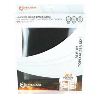 PHOENIX SHIELD ALBUM DELUXE ZIP TOPLOADER 9 CASES EN ATTENTE DE RECEPTION – Image 2