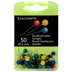 EXACOMPTA EPINGLES SPHERIQUES BOITE DE 50