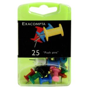 EXACOMPTA EPINGLES PUSH PINS BOITE DE 25