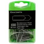EXACOMPTA ATTACHES LETTRES ACIER BOITE DE 100