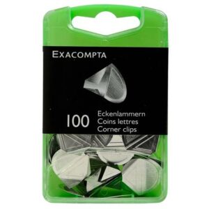 EXACOMPTA 100 COINS LETTRES BOITE DE 100