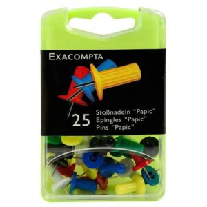 EXACOMPTA EPINGLES PAPIC BOITE DE 25