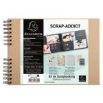EXACOMPTA KIT SCRAPBOOKING ALBUM KRAFT