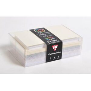 CLAIREFONTAINE POLLEN COFFRET ENVELOPPES ET CARTES MARIAGE