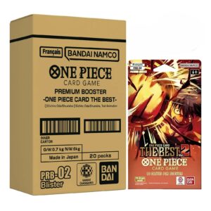 ONE PIECE CARD GAME BOOSTER BLISTER PRB-02 CASE DE 20