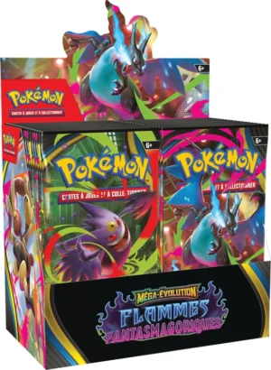 POKEMON BOOSTER DISPLAY ME02 FLAMMES FANTASMAGORIQUES PRE COMMANDE EN ATTENTE
