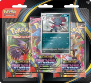 POKEMON TRIPACK ME02 FLAMMES FANTASMAGORIQUES PRE COMMANDE EN ATTENTE – Image 2