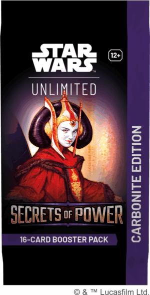 STAR WARS UNLIMITED BOOSTER CARBONITE SECRETS OF POWER ANGLAIS PRE COMMANDE EN ATTENTE