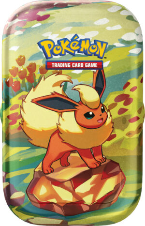 POKEMON MINI TIN EV8.5 EVOLUTIONS PRISMATIQUES PYROLI PRE COMMANDE EN ATTENTE