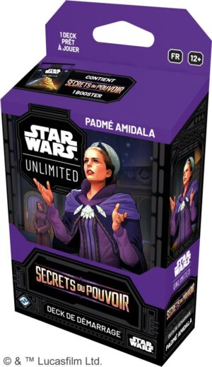 STAR WARS UNLIMITED SECRET DU POUVOIR DECK PADME AMIDALA PRE COMMANDE EN ATTENTE