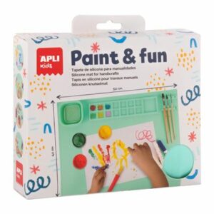 APLI PAINT FUN TAPIS SILICONE VERT