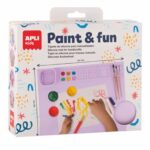 APLI PAINT FUN TAPIS SILICONE LILAS