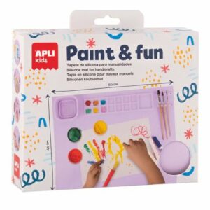 APLI PAINT FUN TAPIS SILICONE LILAS