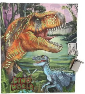 DINO WORLD JOURNAL AVEC SERRURE