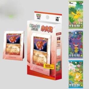 POKEMON COLLECT 151 PARTNER DISPLAY SET HOLDER SALAMECHE CHINOIS EN ATTENTE DE RECEPTION – Image 2