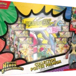 POKEMON COFFRET PREMIUM LUCARIO ME2.5 HEROS TRANCENDANTS PLUS D INFO COURANT JANVIER