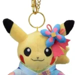 POKEMON CENTER PELUCHE PORTE CLES MASCOT KAGA KIMONO PIKACHU EN ATTENTE DE RECEPTION