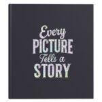 EXACOMPTA ALBUM PHOTOS LIVRE LETTRES NOIR