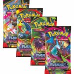 POKEMON BOOSTERS ME02 FLAMMES FANTASMAGORIQUES LOT DE 4
